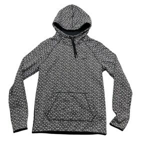 Nike Therma Fit Small Hooded‎ Pull Over Kangaroo Pocket Thumb Holes Polyester
